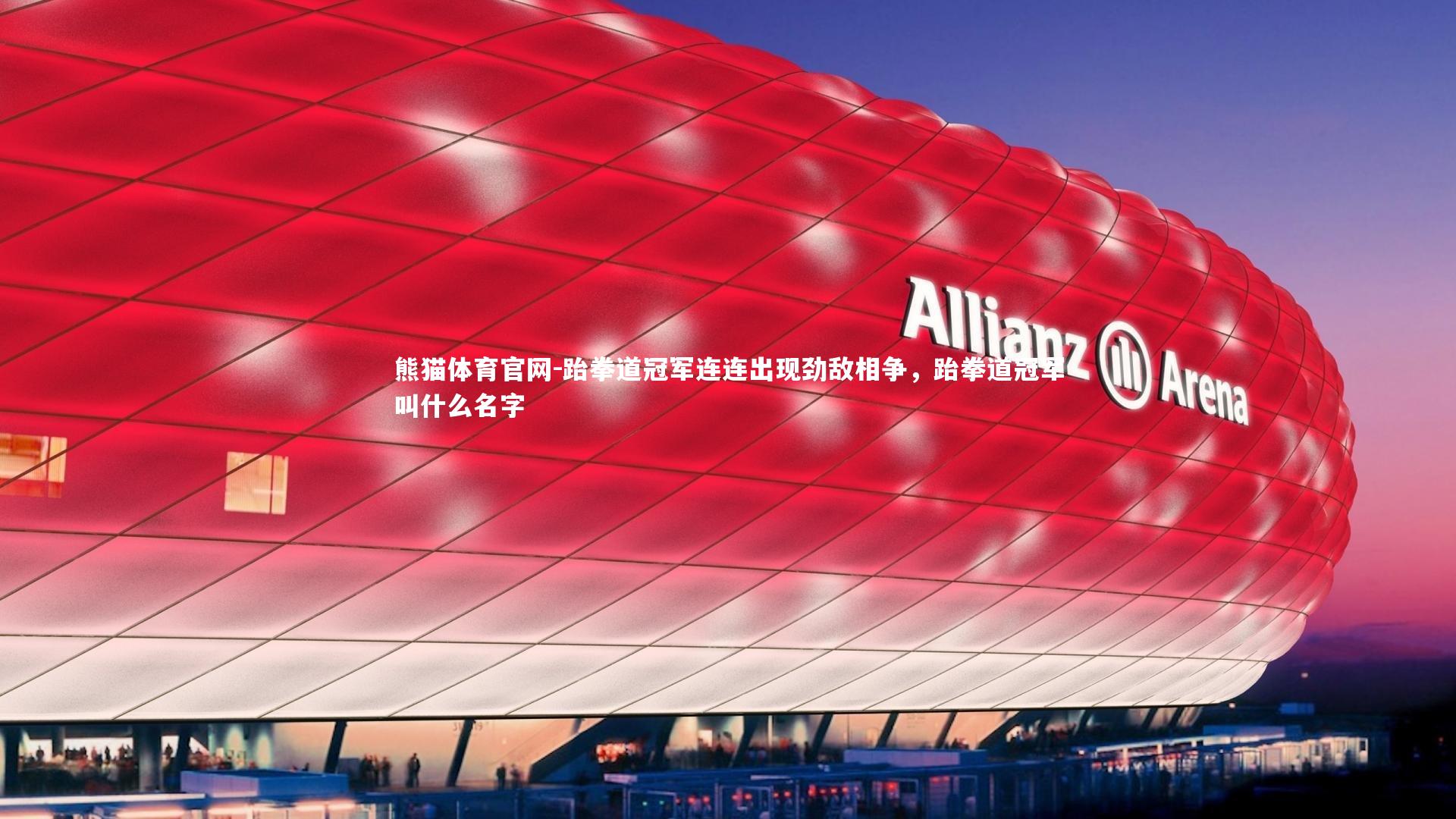 跆拳道冠军连连出现劲敌相争，跆拳道冠军叫什么名字